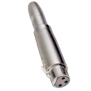 Adaptador XLR Hembra a 1/4plg. Hembra | AD-134XT – TMC