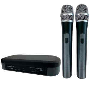 Microfono Doble UHF 2 Canales | GW-2002 – STUDIO Z