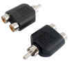 Plug RCA Macho a 2 Hembras | P-221 – N.A.