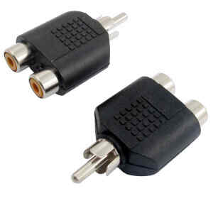Plug RCA Macho a 2 Hembras | P-221 – N.A.