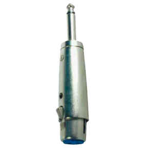Conector para Microfono Hembra a Plug de 1/4 3 Pines | F-67 – N.A.