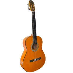 Guitarra Clasica 39plg. Color Miel Tipo Flamenca con Funda | GV-WCG190 – VALENCIANA
