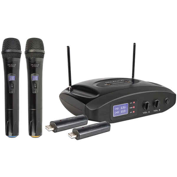 Microfono UHF C/ Bateria Recargable | GW-R2000 – STUDIO Z