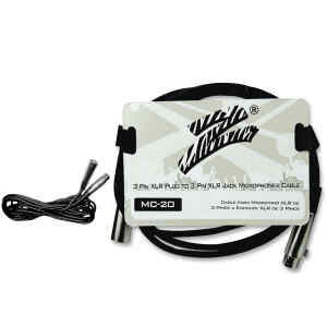 Cable para Microfono 3 Pines Macho a Hembra 20plg. | MC-20 – N.A.