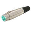 Conector XLR Hembra Metalico | TMC-JA3F – TMC