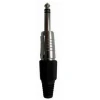 Plug 1/4plg. Estereo Negro Gold | P-181BK – N.A.