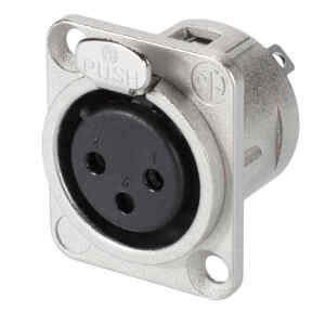 Conector Hembra 3 Polos | NC3FDL1 – NEUTRIK