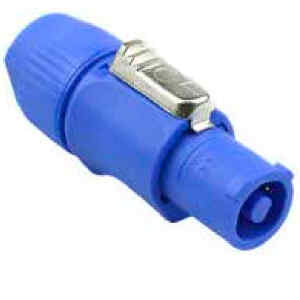Conector Powercon Azul | X-PWR-3INM – STUDIO Z