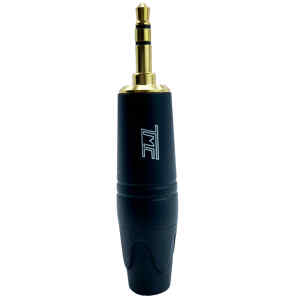 Plug 3.5mm Macho St. Metalico Negro Gold | TMC-PL-232BK – TMC