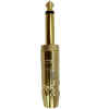 Plug 1/4 Macho Mono, Cuerpo Dorado, Gold | TMC-PL-890XTG – TMC