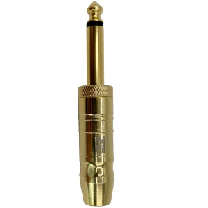 Plug 1/4 Macho Mono, Cuerpo Dorado, Gold | TMC-PL-890XTG – TMC