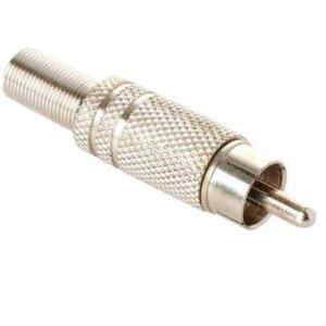 Plug RCA Metalico Macho | P-127 – N.A.