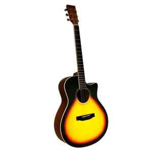 Guitarrra Acustica 41plg. Sunburst con Funda | GV-AF17C-GA-SB – VALENCIANA