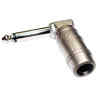 Plug 1/4 Mono Angulado Nickel | ZP-14MN-RA – ZEBRA