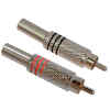 Conector RCA Macho Metalico con Cola Par | PL-100 – TMC