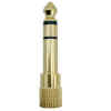 Adaptador 3.5mm Hembra a 1/4 Macho Stereo Gold | TMC-AD-104PRO – TMC