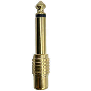 Adaptador RCA Hembra a 1/4 Macho Mono Gold | TMC-AD117PRO – TMC