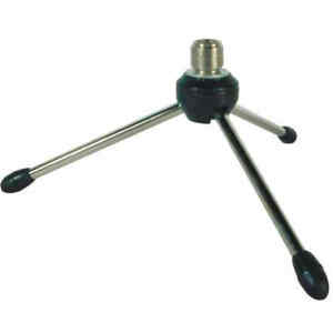 Soporte para Microfono de Mesa/Metalico/Cromado | F-6 – N.A.
