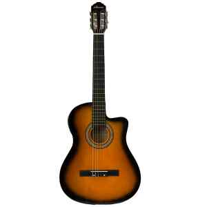Guitarra Electroclasica Sunburst con Funda | GV-AC851CE-SB – VALENCIANA