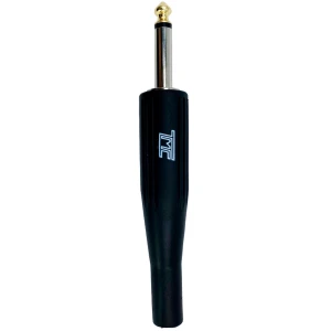 Plug 1/4 Macho Mono, Cuerpo de PVC, Punta Dorada | TMC-PL-170 – TMC