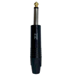Plug 1/4 Macho Mono, Metalico Negro Gold | TMC-PL-830BK – TMC