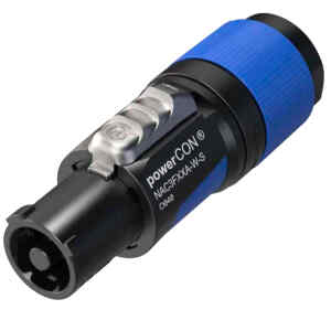 Conector Powercom Macho Azul | NAC3FXXA-W-S – NEUTRIK