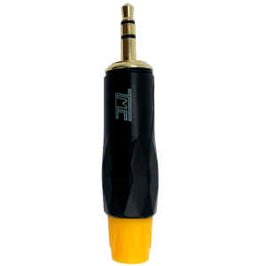 Plug 3.5mm Macho St.Metalico Negro Gold | TMC-PL-234PRO – TMC