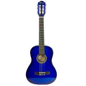Guitarra Clasica Azul/Negro con Funda | GV-AC811BR (34plg.) – VALENCIANA