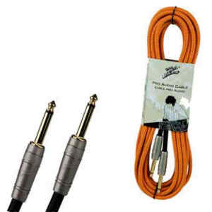 Cable para Instrumento 1/4 a 1/4 Mono 20plg. Cal. 24 Naranja | ZICW-241414-20OR – ZEBRA