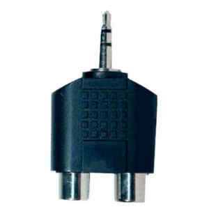 Plug RCA 2 Hembras a 3.5mm Stereo | P-244 – N.A.