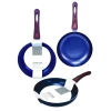 Sarten de 11″ con revestimiento de cerámica Azul – EUROHOME