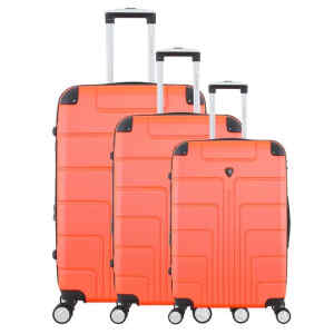 Set de 3 maletas color anaranjado – VITTORIO PICCO