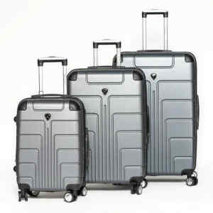 Set de 3 maletas color gris oscuro – VITTORIO