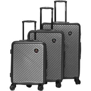 Set de 3 maletas color negro – VITTORIO