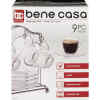 Set de 4 tazas de vidrio con rack – BENE CASA