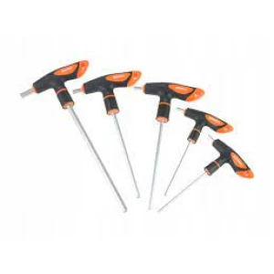 Llave Allen Tipo T, Hexagonal 5 Pcs, Kendo 20779