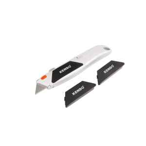 Cuchilla Industrial Retractil, Con Repuestos, Kendo 30604