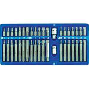 Juego De Puntas Mixtas /Hex, Torx, Spline/ 40Pcs 66400 Vorel