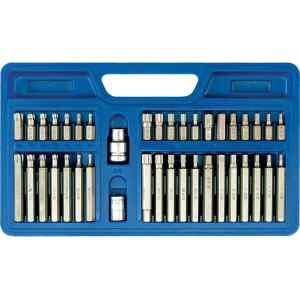 Juego De Puntas Mixtas /Hex, Torx, Spline/ 40Pcs Vorel 66410