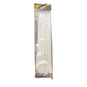 Cincho Plastico Blanco 14X4.8Mm 100Pcs 73886
