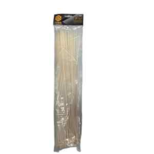 Cincho Plastico Blanco 16X4.8Mm 100Pcs 73887