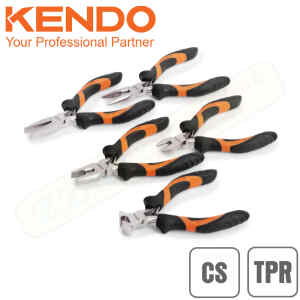 Juego De Alicates 5 Pcs, Kendo 85102