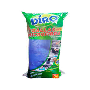Toalla Microfibra Mix Pack 24 Pcs 16″X 16″ Diro