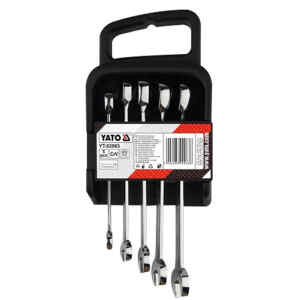 Llaves Cola Corona/Ratchet 5 Pcs Yato Yt-02063