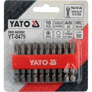 Puntas Para Barreno Ph3X50 10 Pcs Yt-0479