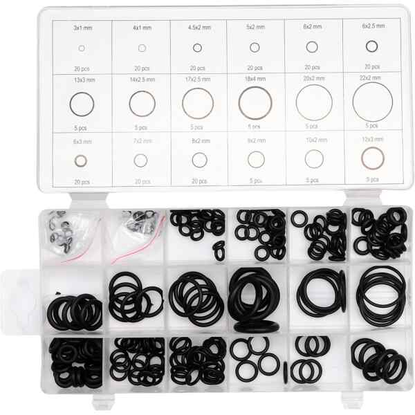 Seguro O- Ring Caja 225 Pcs Set, Mix Yato Yt-06877
