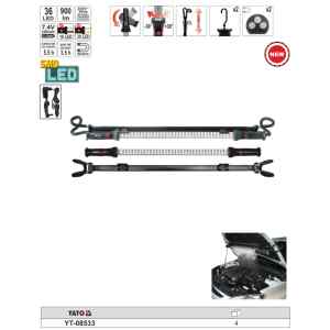Lampara Colgante 900 Lm Para Taller Led Yt-08533