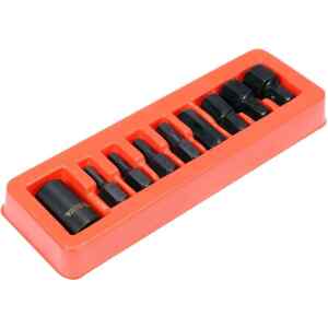 Punta De Impacto Hexagonal Raiz 1/2, 9 Pcs Yato Yt-10662