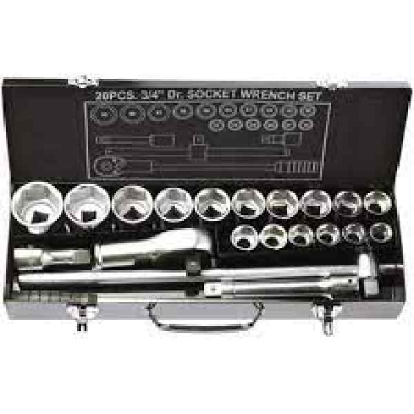 Ratchet Y Copas 3/4 20 Pcs Yt-1335