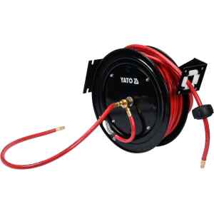 Carrete Retractil Manguera Pvc 15 Mts Yt-24250